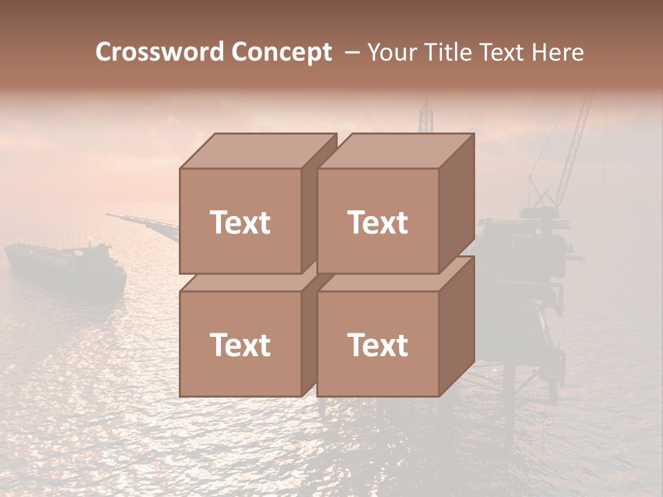 Oil Maintenance Drilling PowerPoint Template