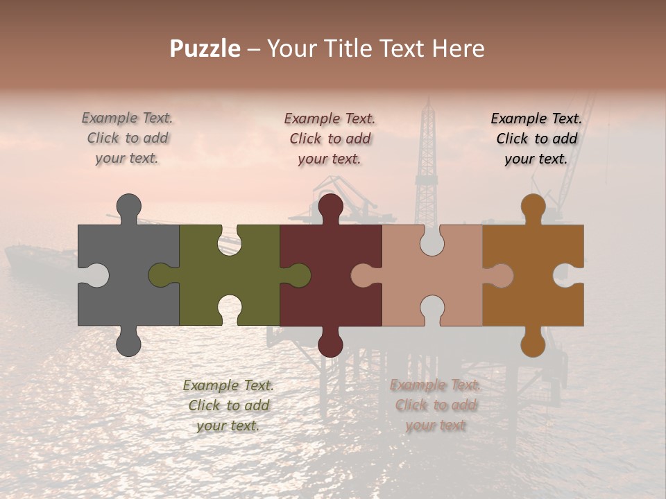 Oil Maintenance Drilling PowerPoint Template