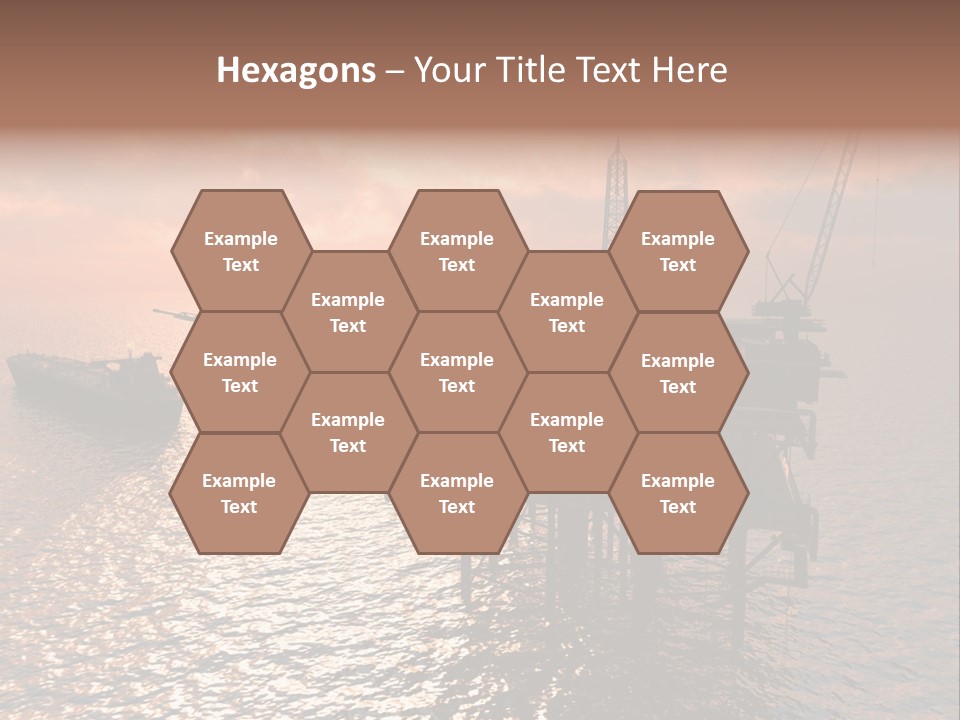 Oil Maintenance Drilling PowerPoint Template