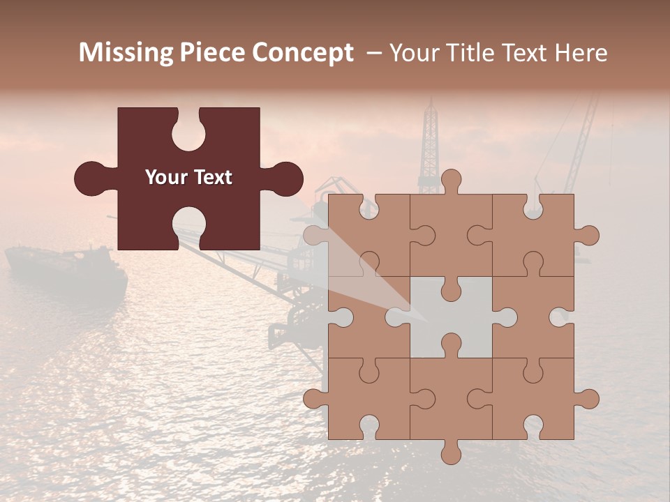 Oil Maintenance Drilling PowerPoint Template