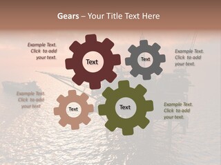Oil Maintenance Drilling PowerPoint Template