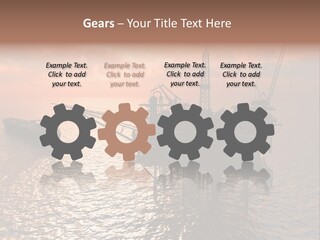 Oil Maintenance Drilling PowerPoint Template