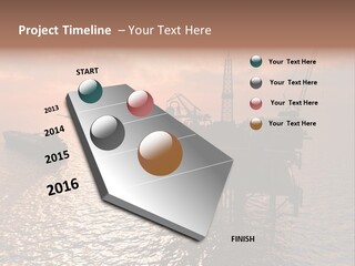 Oil Maintenance Drilling PowerPoint Template