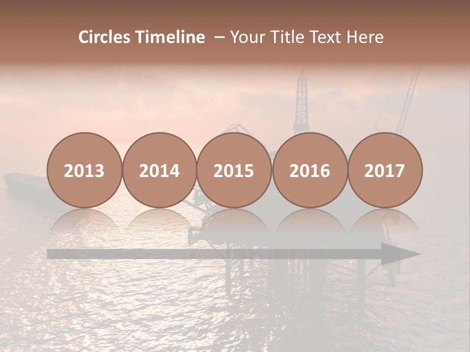 Oil Maintenance Drilling PowerPoint Template