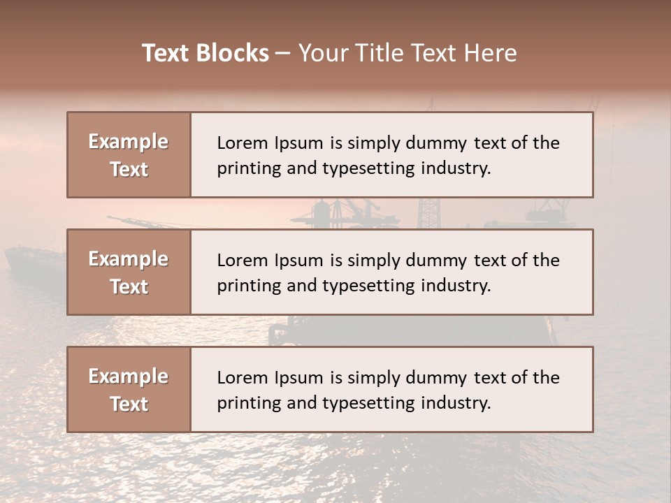 Oil Maintenance Drilling PowerPoint Template