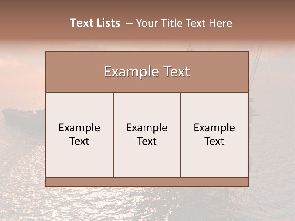 Oil Maintenance Drilling PowerPoint Template