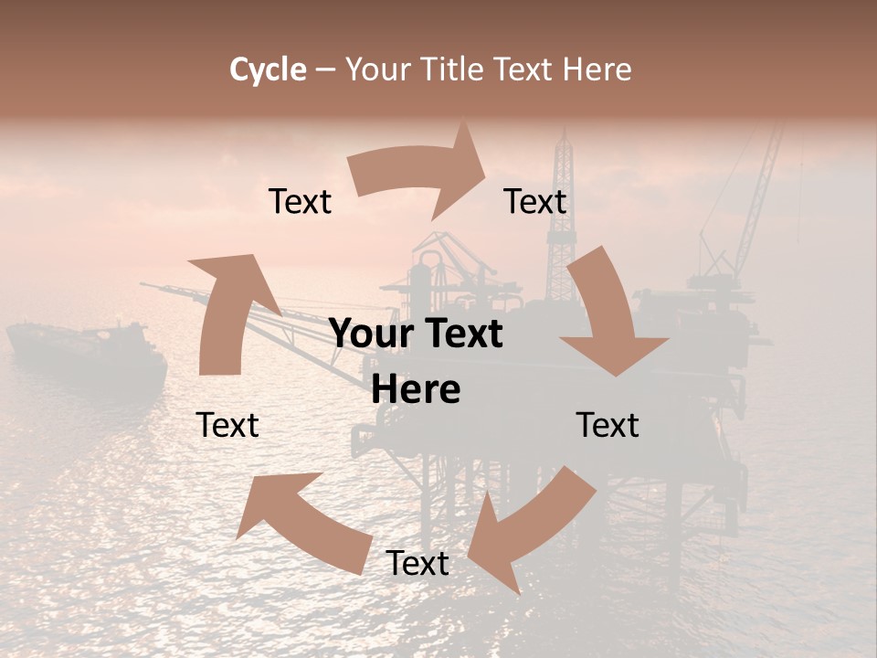 Oil Maintenance Drilling PowerPoint Template