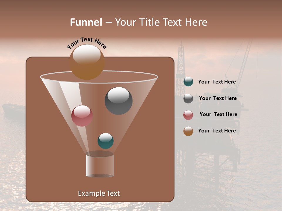 Oil Maintenance Drilling PowerPoint Template
