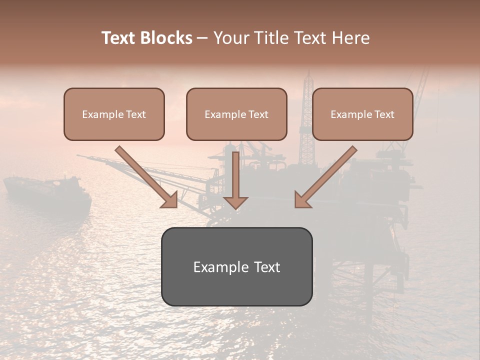 Oil Maintenance Drilling PowerPoint Template