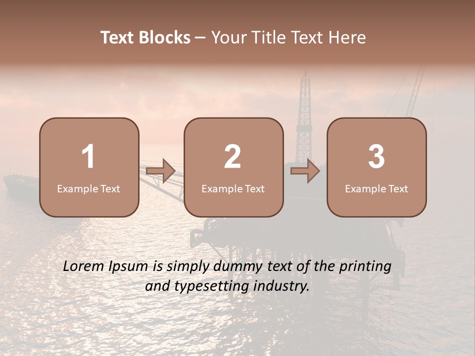 Oil Maintenance Drilling PowerPoint Template