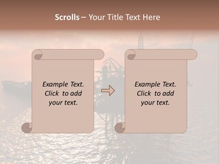 Oil Maintenance Drilling PowerPoint Template