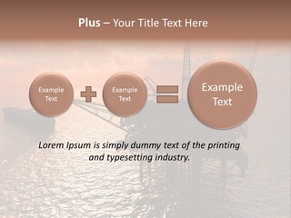 Oil Maintenance Drilling PowerPoint Template