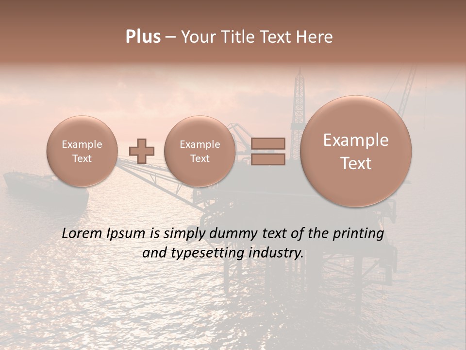 Oil Maintenance Drilling PowerPoint Template