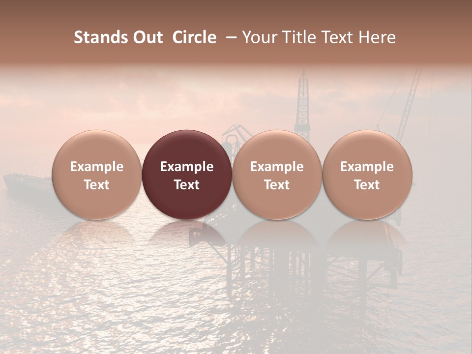 Oil Maintenance Drilling PowerPoint Template