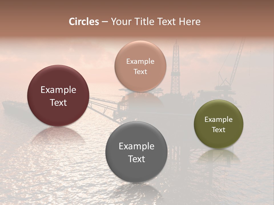 Oil Maintenance Drilling PowerPoint Template