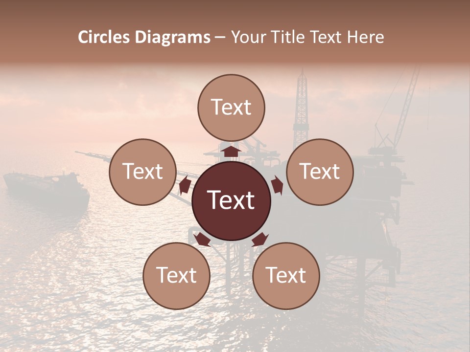 Oil Maintenance Drilling PowerPoint Template