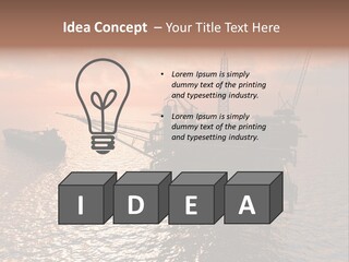 Oil Maintenance Drilling PowerPoint Template