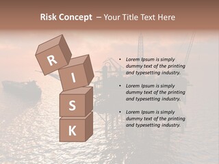 Oil Maintenance Drilling PowerPoint Template