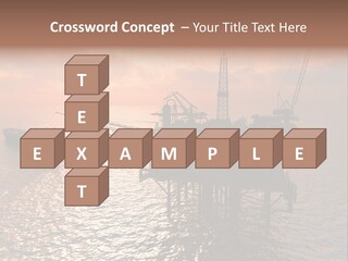 Oil Maintenance Drilling PowerPoint Template