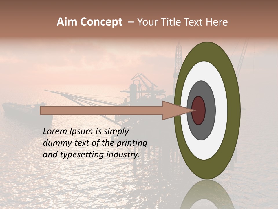 Oil Maintenance Drilling PowerPoint Template