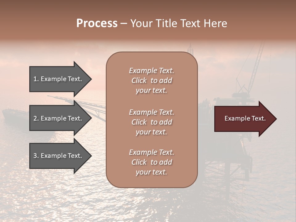 Oil Maintenance Drilling PowerPoint Template