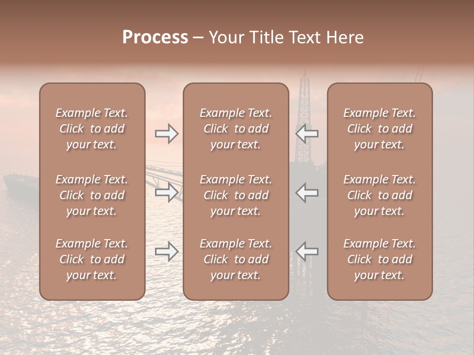 Oil Maintenance Drilling PowerPoint Template