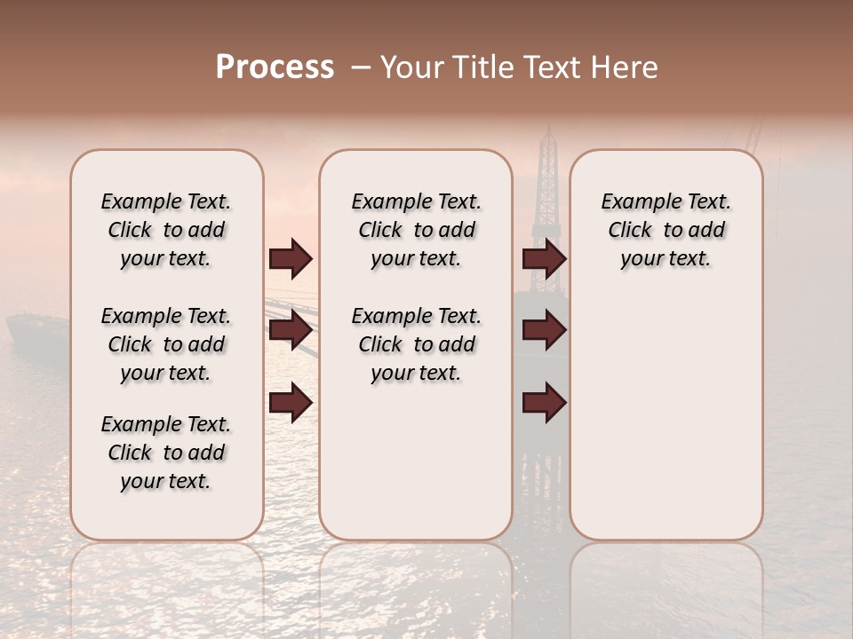 Oil Maintenance Drilling PowerPoint Template