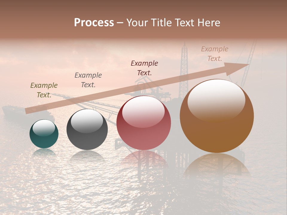 Oil Maintenance Drilling PowerPoint Template