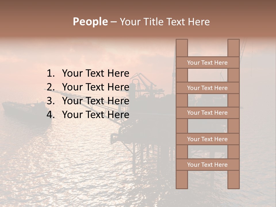 Oil Maintenance Drilling PowerPoint Template