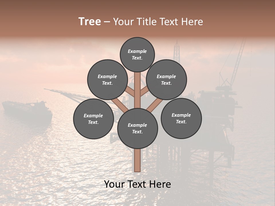 Oil Maintenance Drilling PowerPoint Template