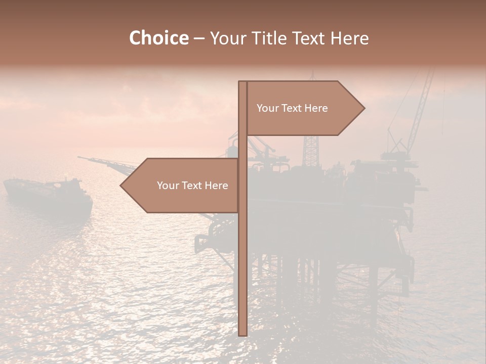 Oil Maintenance Drilling PowerPoint Template