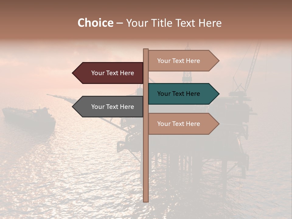 Oil Maintenance Drilling PowerPoint Template