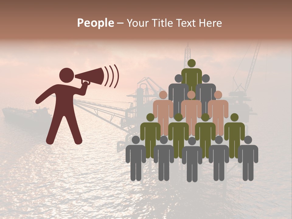 Oil Maintenance Drilling PowerPoint Template