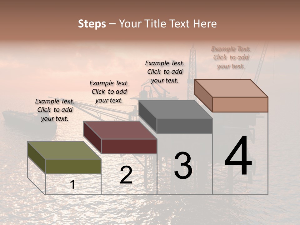 Oil Maintenance Drilling PowerPoint Template