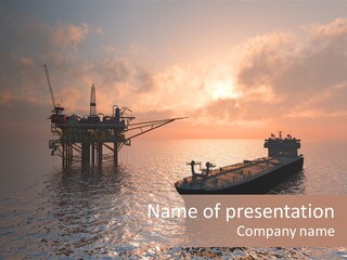 Fire Plant Gear PowerPoint Template