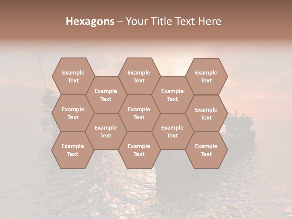 Fire Plant Gear PowerPoint Template