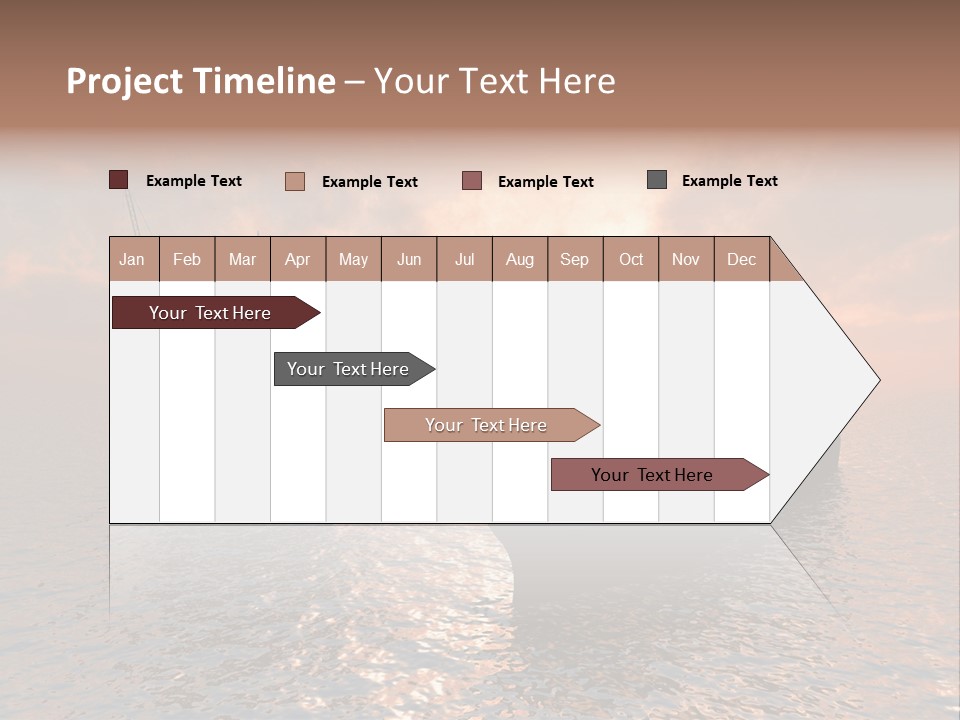 Fire Plant Gear PowerPoint Template