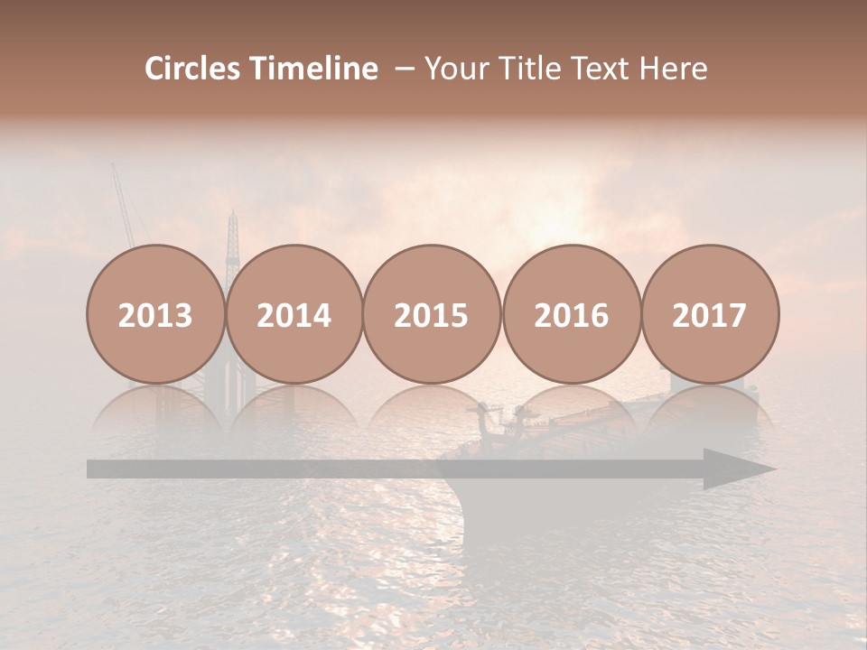 Fire Plant Gear PowerPoint Template