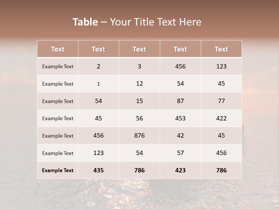 Fire Plant Gear PowerPoint Template