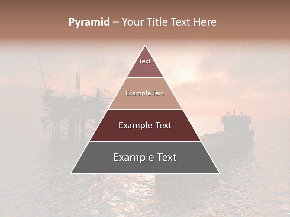 Fire Plant Gear PowerPoint Template