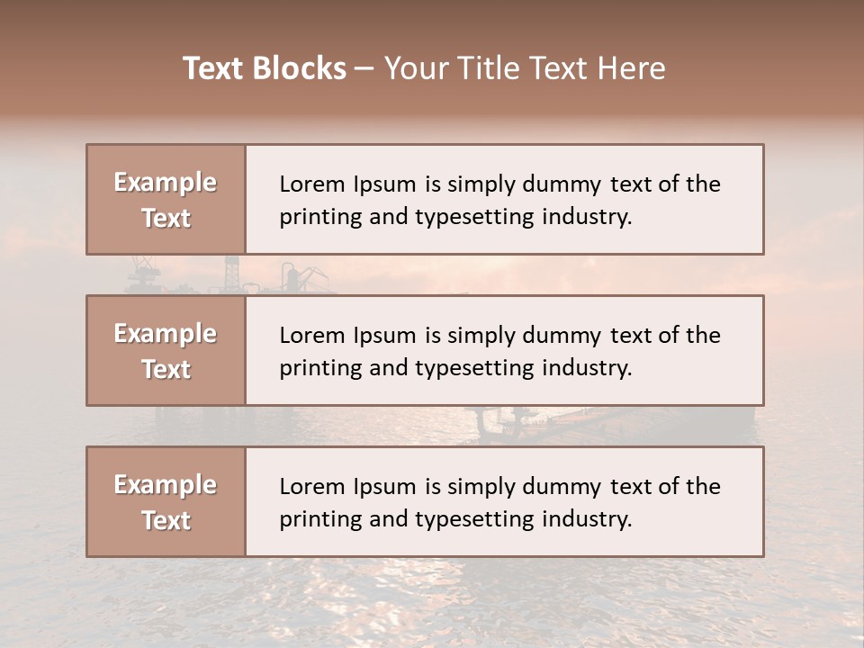 Fire Plant Gear PowerPoint Template