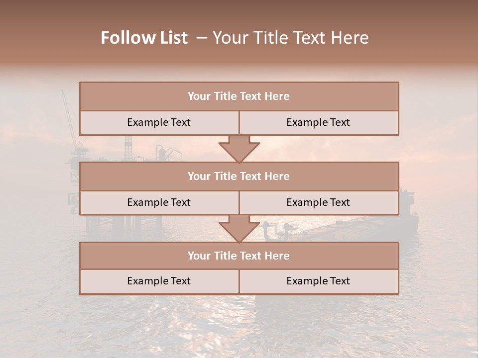 Fire Plant Gear PowerPoint Template