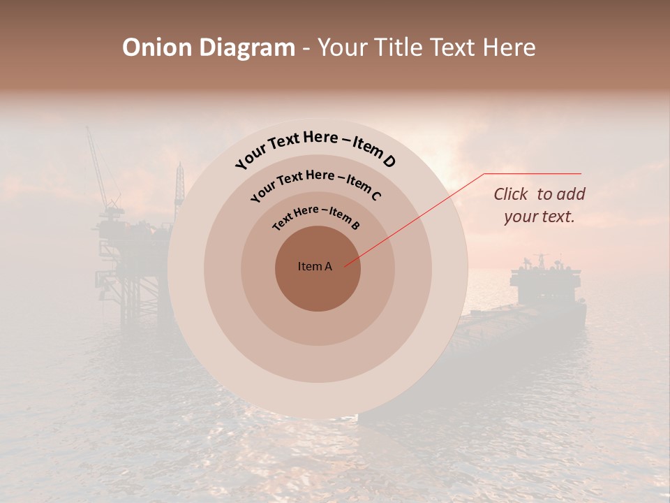Fire Plant Gear PowerPoint Template