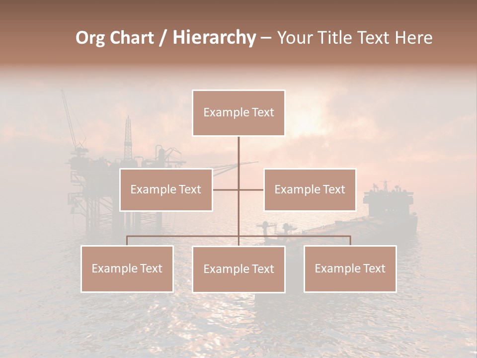 Fire Plant Gear PowerPoint Template