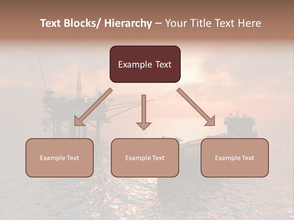Fire Plant Gear PowerPoint Template