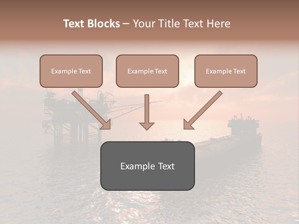 Fire Plant Gear PowerPoint Template
