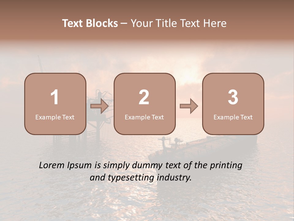 Fire Plant Gear PowerPoint Template