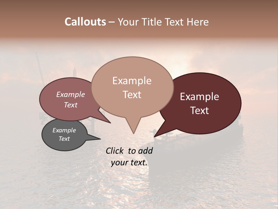 Fire Plant Gear PowerPoint Template