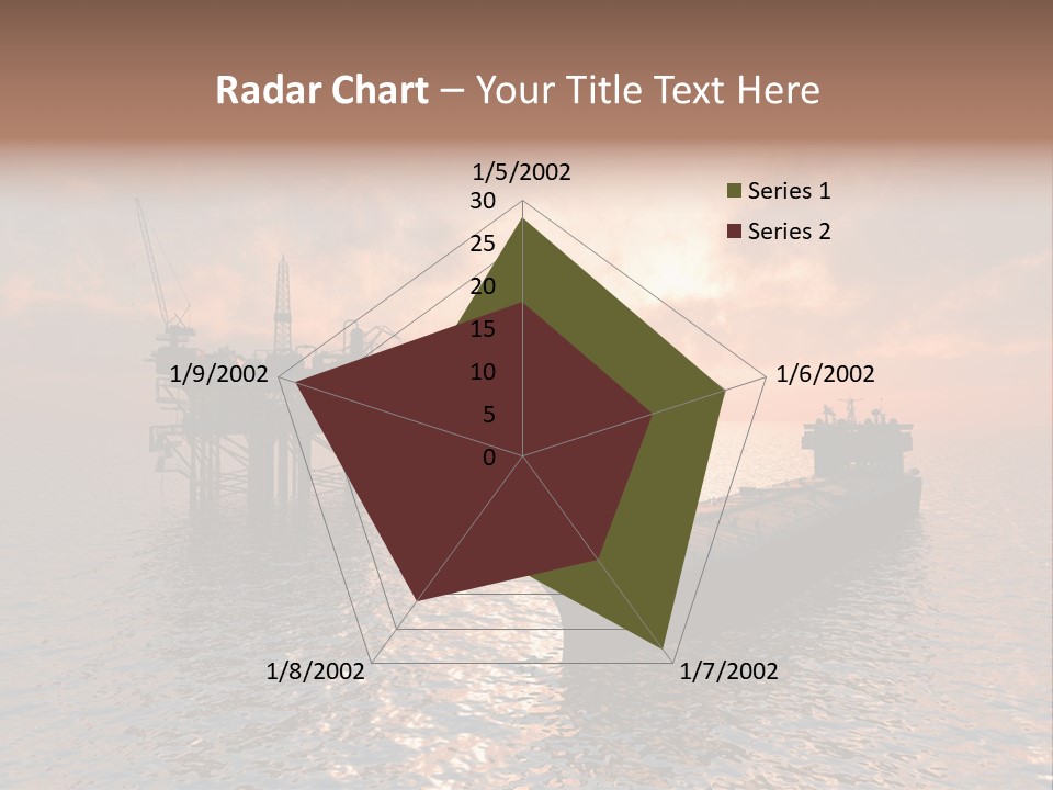 Fire Plant Gear PowerPoint Template