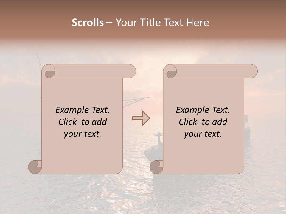 Fire Plant Gear PowerPoint Template